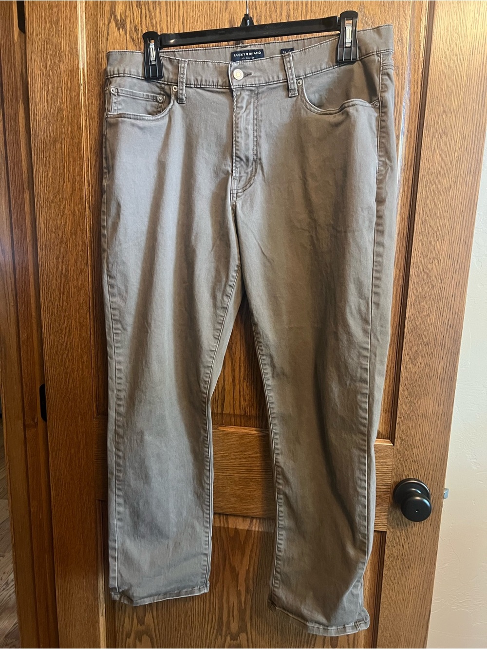 Lucky Brand Men's Jeans with Brown Leather Patch